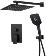 Душевая система KAISER Sonat скрытого монтажа /Латунь /Чёрный матовый Душевая система KAISER Sonat скрытого монтажа /Латунь /Чёрный матовый
