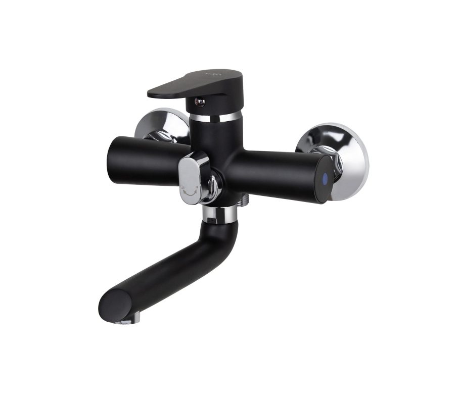 Смеситель VIKO ванна к/н Ø35, черный матовый