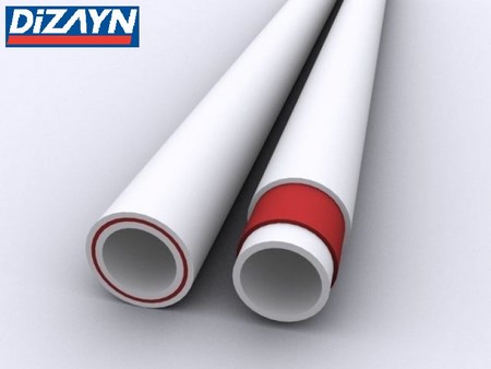 Труба ф32мм DIZAYN стекловолокно (белый) / 4