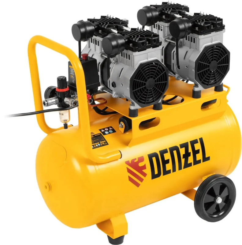 Компрессор пневматический 2200 Вт 380 л/мин 8 бар 50 л DENZEL DLS 2200 Компрессор пневматический 2200 Вт 380 л/мин 8 бар 50 л DENZEL DLS 2200