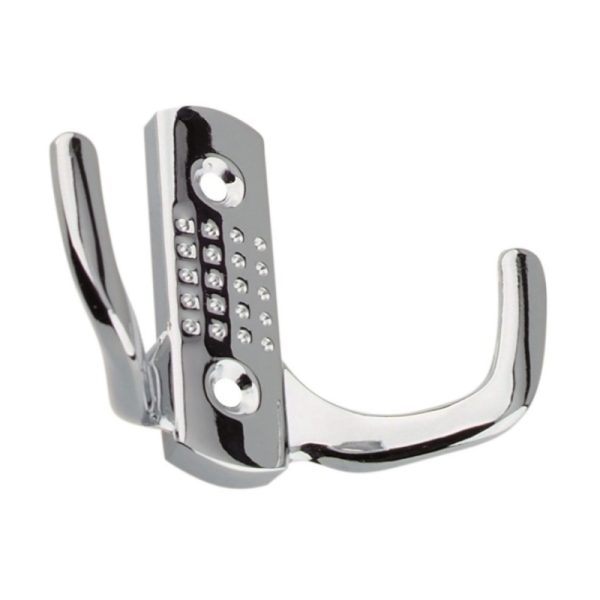 Крючок 04.41.02 перф. 2-х рожковый (хром)