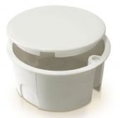 Коробка распаячная скр.монт. d80х40 для кирпичных стен (с крышкой) IP20 (упак.175) GE41004