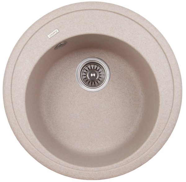 Мойка-Гранит "KAISER" (круглая) Ф510*220 песочный