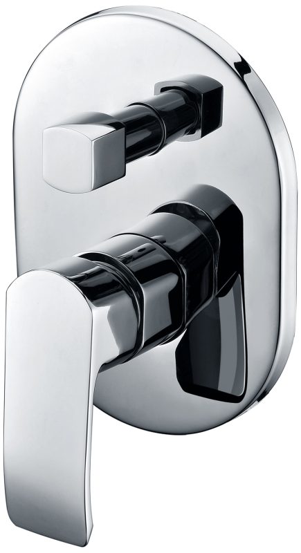 Смеситель KAISER Aurora скрытый монтаж с переключателем на душ Ø35/хром