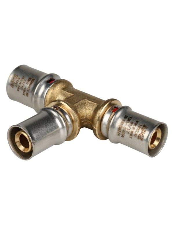 Тройник-пресс 20x16x16 STOUT