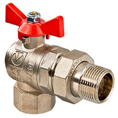 Кран шаровый (Американка) VALTEC BASЕ 1" угловой