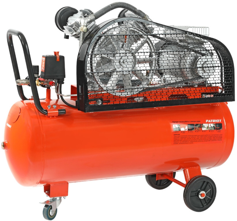 Компрессор пневматический 2200 Вт 450 л/мин 80л 10 бар PATRIOT PTR 80-450A Компрессор пневматический 2200 Вт 450 л/мин 80л 10 бар PATRIOT PTR 80-450A