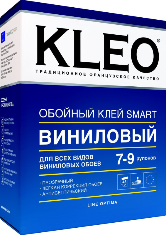Клей KLEO SMART 7-9 для виниловых обоев 200гр