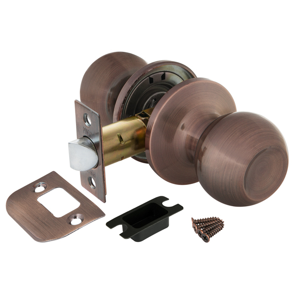 Ручка защелка 6072 AC-P (без фик.) медь//PUNTO