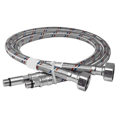 Подводка гибкая для смесителя М10*18-35-1/2" 40 см (2 шт.)