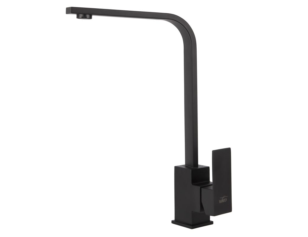 Смеситель VIKO кухня боковой Ø35. черный матовый, нерж. сталь