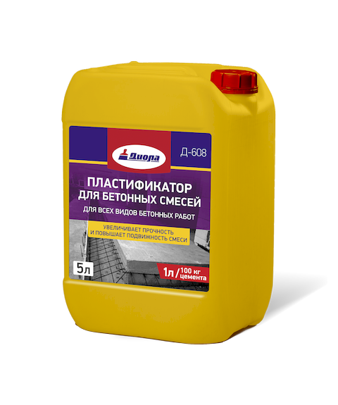 Пластификатор для бетонных смесей Диола-608