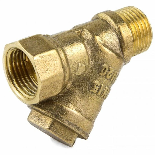 Фильтр косой латунный никель 3/4" в/н