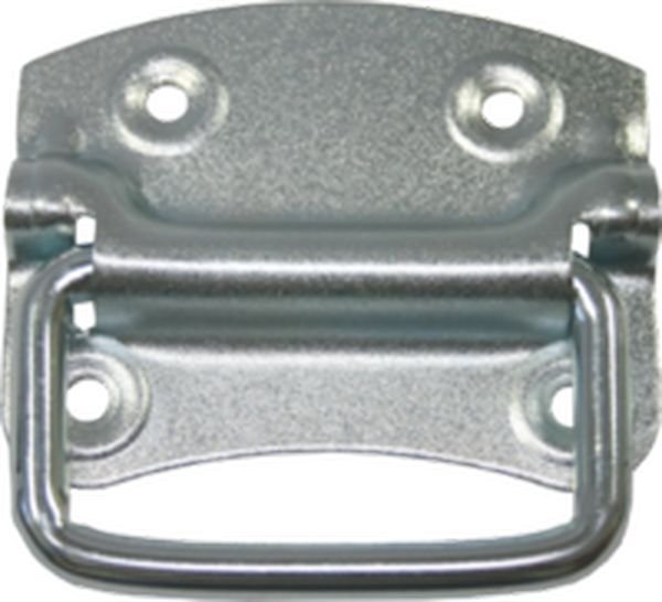 Ручка откидная 100х80 скрытая цинк (КУНГУР)