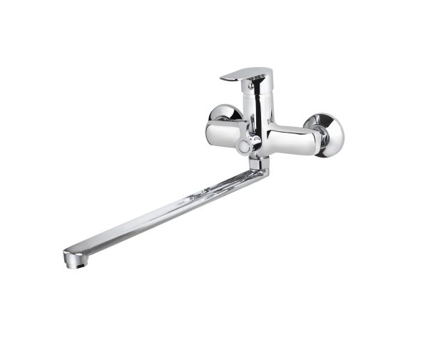 Смеситель VIKO ванна Ø35 (встроенный переключатель) L-32см, хром