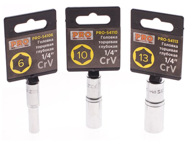 Головка торцевая 8 мм 1/4" PRO STARTUL PRO-54108