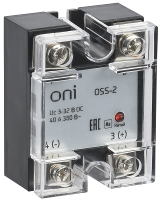 Реле твердотельное OSS-2 25А 380В AC 3-32В DC ONI (OSS-2-3-25-B) IEK