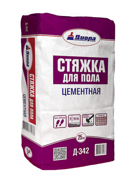 Стяжка бетонная для пола Диола-342