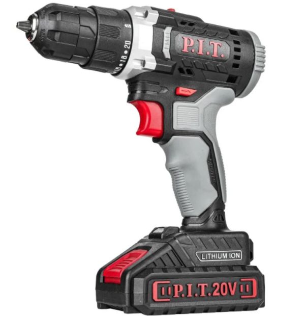 Дрель-шуруповерт PIT PSR18-D5 акк. 20В, 1*1,5Ah, Li-ion, 30Нм, 2скор, ЗУ PROMO кейс