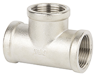 Тройник перех. 1" х 1/2" х 1" г/г/г (ник/латунь) WaterMark