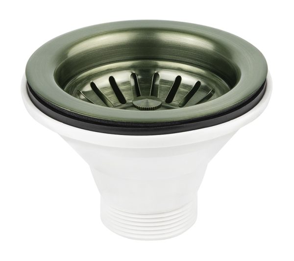 Выпуск для сифона Ø40*3 1/2" KAISER, тёмная-зеленая бронза