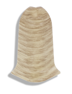 Угол наружный с держателем Лайн Пласт Матовый L067 Дуб выбеленный