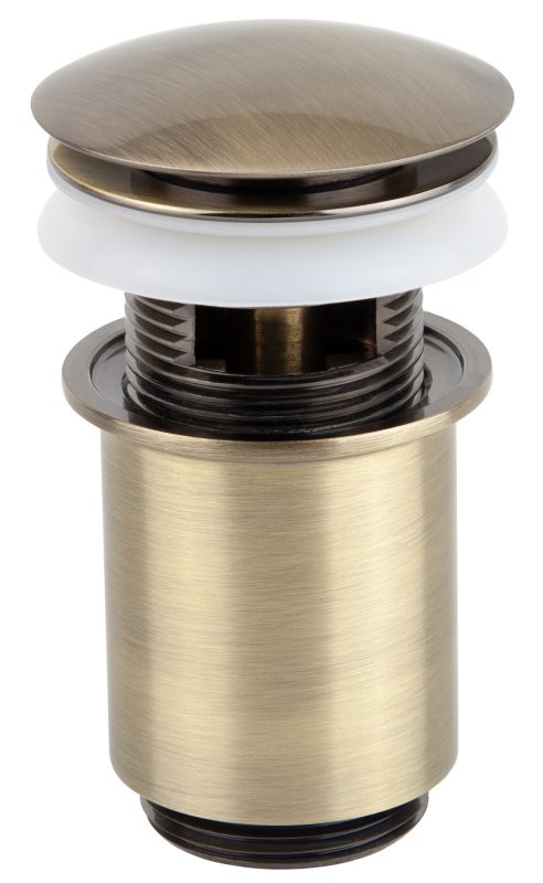 Донный клапан KАISER автомат, металл (бронза)