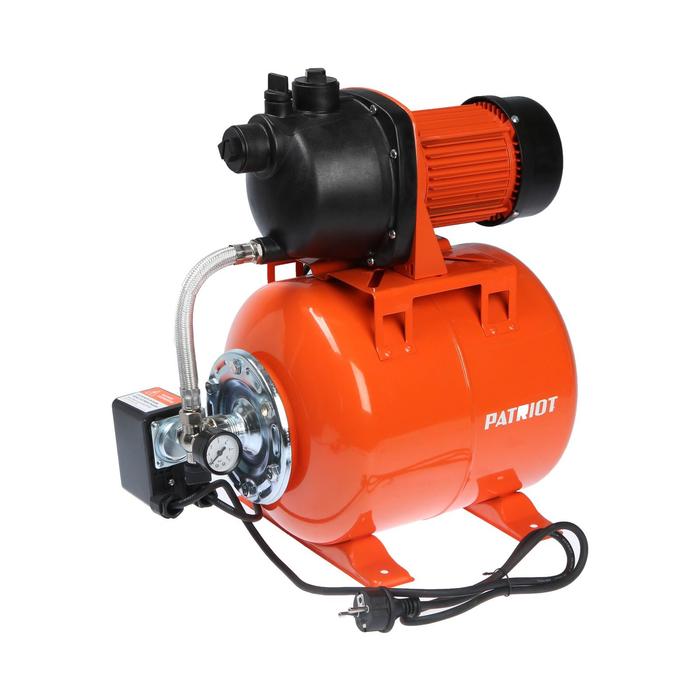 Станция насосная PATRIOT 800Вт 50л/мин, напор 30м/1" ВР/20л бак (пластик)