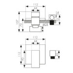 Смеситель KAISER Sonat скрытый монтаж Ø35/хром Смеситель KAISER Sonat скрытый монтаж Ø35/хром