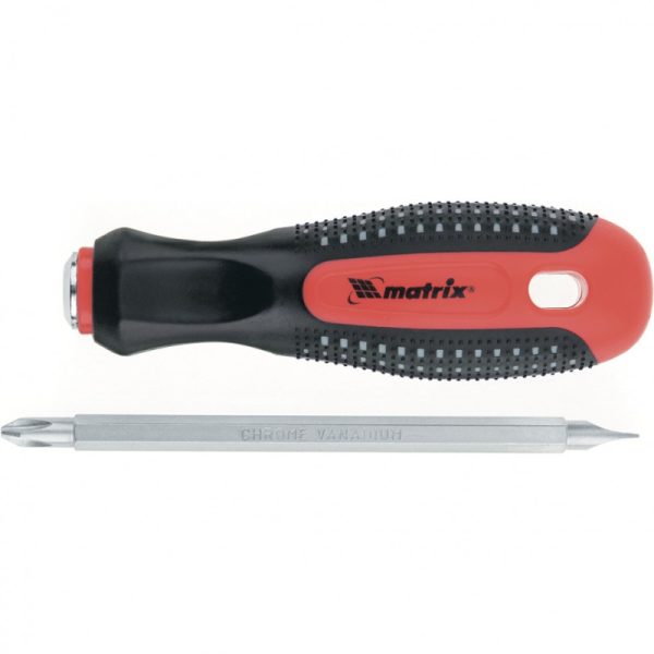 Отвертка комбинированная Fusion SL6/PH2 мм Anti slip Matrix 11451