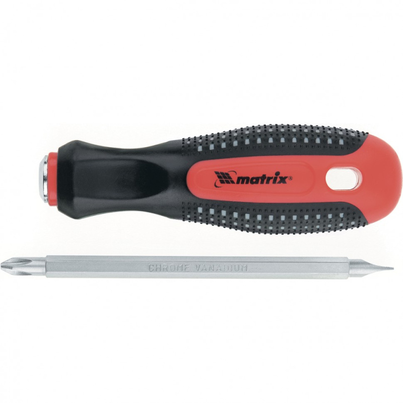 Отвертка комбинированная Fusion SL6/PH2 мм Anti slip Matrix 11451 Отвертка комбинированная Fusion SL6/PH2 мм Anti slip Matrix 11451