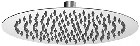 Душевая лейка VIKO стационарная круглая Ø250мм (нержавеющая сталь), цвет: сталь
