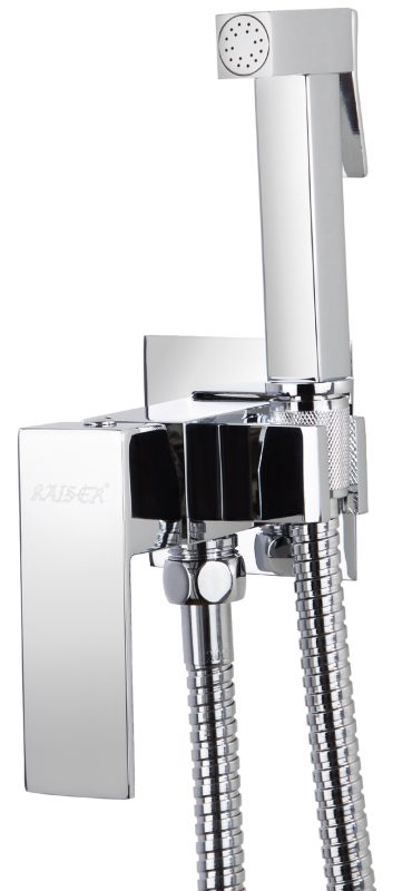 Смеситель KAISER Sonat встроенный под биде с душем, однорукий Ø25