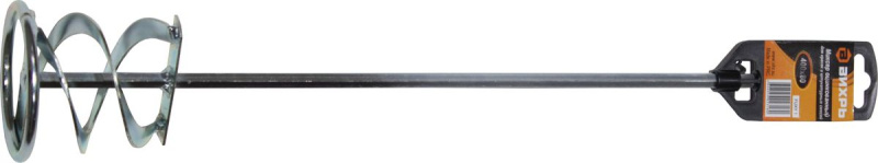 Миксер для красок и штукатурных смесей 80*400 мм оцинкованный 6-гранный ВИХРЬ Миксер для красок и штукатурных смесей 80*400 мм оцинкованный 6-гранный ВИХРЬ