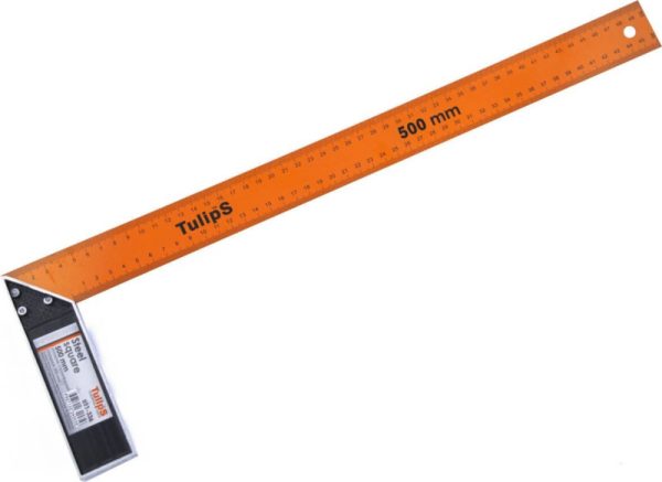 Угольник 500 мм стальной Tulips ii11-336