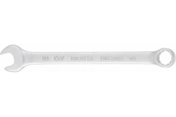 Ключ комбинированный 10 мм CrV полированный хром Matrix