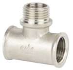 Тройник 3/4" г/ш/г (ник/латунь) WaterMark