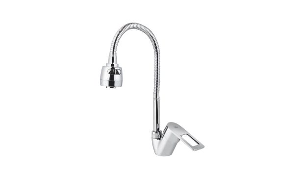 Смеситель VIKO кухня боковой с гибким изливом Ø40 с гайкой