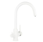 Смеситель KAISER Mercur кухня боковой под фильтр R-излив Ø35 (белый) Смеситель KAISER Mercur кухня боковой под фильтр R-излив Ø35 (белый)