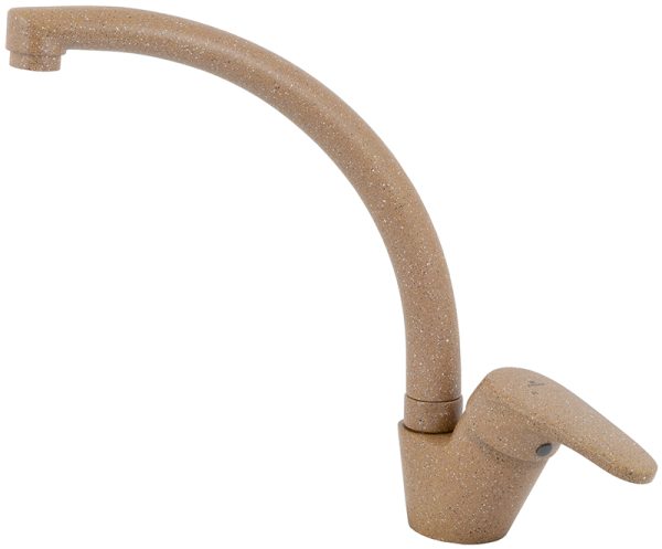 Смеситель KAISER County кухня Ø40 боковой (коричн-мрамор)Brown Sandbeige