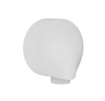 Настенное подключение шланга KAISER 60х40мм /Латунь/Белый матовый