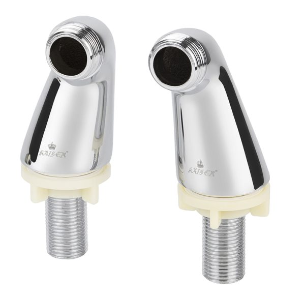 Уголок для горизонтального подключения смес. Kaiser