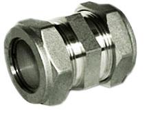 Муфта 15 x15 TIM для гофрированной трубы из нерж. стали /10