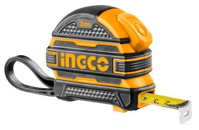 Рулетка 10 м*25 мм автостоп INGCO HSMT081025-1