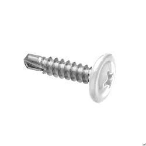 Саморез металл-металл с п/ш сверло RAL 9003 БЕЛЫЙ 4,2х25 (500 шт.)