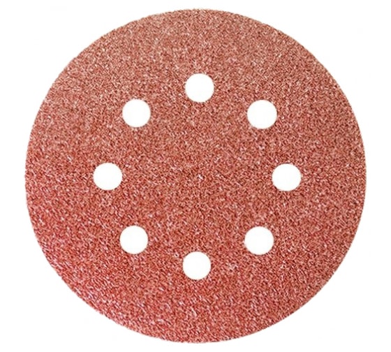 Круг шлифовальный 125 мм P120 5 штук перфорированный Сибртех
