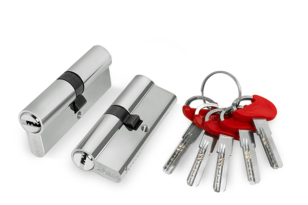 Цилиндровый механизм D-PRO500/80 mm (35+10+35) CP хром 5 кл.//FUARO