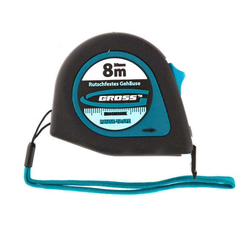 Рулетка 8 м*25 мм Ergonomisch GROSS 31104 Рулетка 8 м*25 мм Ergonomisch GROSS 31104
