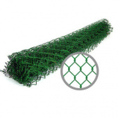 Сетка рабица ПНД с полимерным покрытием ячейка 50*50