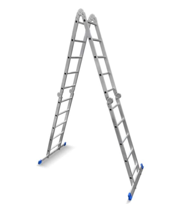 Лестница LadderBel 4х5 ступ алюм. многофункц PROF (2,67/5,7м)